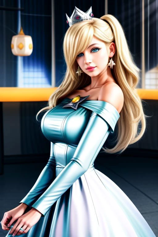 AngelT, professional detailed photo, (samus aran:1.2) dressed in (latex (Rosalina off-the-shoulder tight white dress:1.2), (long straight blonde hair), (jewelry, tight white off-the-shoulder dress, white dress, princess crown, jewel brooch, long wide sleeves), (perfect face, beautiful face, symmetric face), (shiny glossy translucent clothing, gleaming oily latex fabric :1.1), (sparkles, sparkling hair, sparkling clothes, sparkles around face:1.3),
8k, RAW photo, photo-realistic, masterpiece, best quality, absurdres, incredibly absurdres, huge filesize, extremely detailed, High quality texture, physically-based rendering, Ray tracing,
