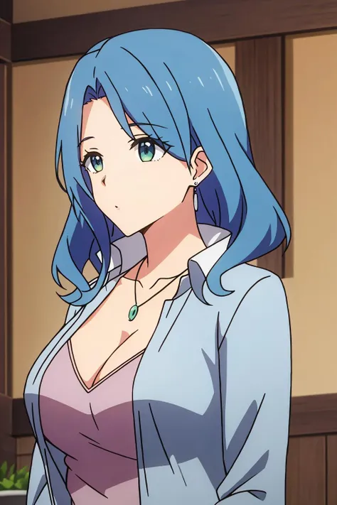 (masterpiece:1.2, best quality), (finely detailed beautiful eyes: 1.2), (extremely detailed CG unity 8k wallpaper, masterpiece, best quality, ultra-detailed), (masterpiece, best quality:1.2), 1girl, female solo, (big breasts:1.1), rounded breasts, shining breasts, perfect eyes, perfect face, perfect body, seductive, looking at viewer, cleavage, twin braids, long hair, blue hair, blue eyes, upper body, black sport bra that says blacked on it, black sport panties that says blacked on it, blacked, sports bra, thong, blacked
