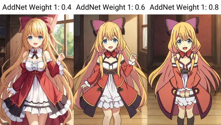 may, 1girl, solo, long_hair, smile, open_mouth, bangs, blue_eyes, blonde_hair, long_sleeves, bow, bare_shoulders, very_long_hair, standing, :d, hair_bow, frills, detached_sleeves, white_dress, looking_to_the_side, feet_out_of_frame, hair_tubes