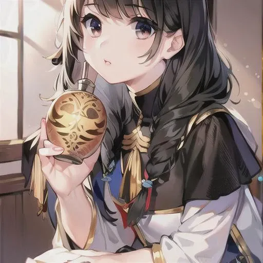 (masterpiece:1.2), best quality, masterpiece, highres, original, extremely detailed wallpaper, perfect lighting,(extremely detailed CG:1.2), 1girl, asian, bangs, black_eyes, black_hair, border, closed_mouth, lips, looking_at_viewer, , portrait, realistic, short_hair, solo, white_border, upper_body, solo, white background, <lora:Q_gufeng:0.6>