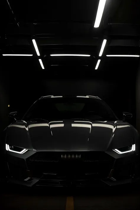 fancy car, <lora:c4rg1rl-v1:1>, dark, rim lighting, two tone lighting, dimly lit, low key, ,<lora:epi_noiseoffset2:1>