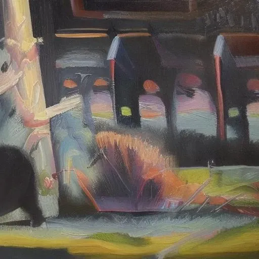 a painting of the void by mse, highly detailed brushstrokes, a creepy painting of anguish, pain, distraught, sadness, surreal, rule of thirds, color accents <lora:rzMacabre21_21V10:0.8>