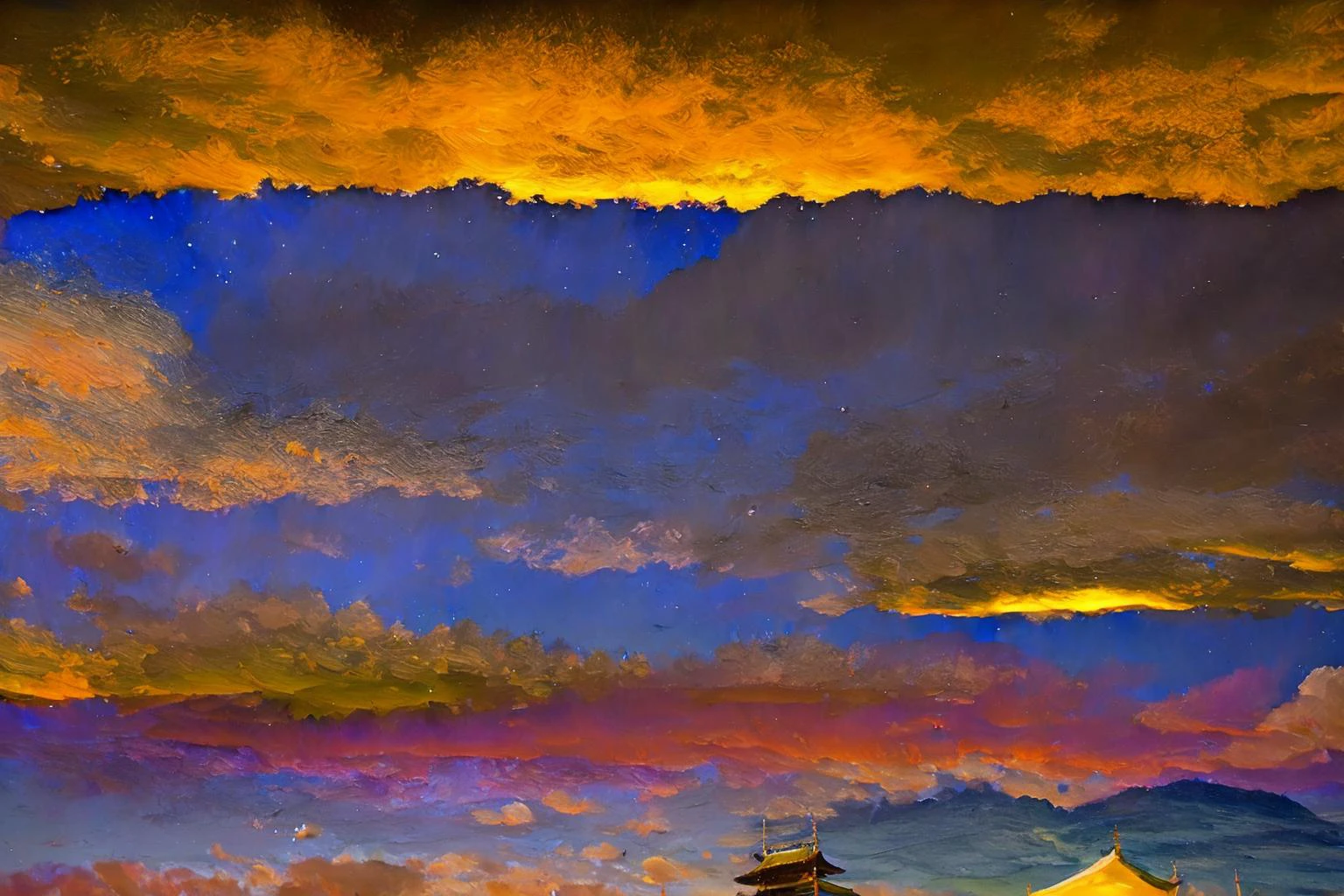 childhood of chinese , a group of people sitting on a bench under a night sky with a crescent moon in the distance and a few clouds, aerial fireworks, astronaut, aurora, balcony, black hair, blue sky, building, campfire, chimney, city, city lights, cityscape, cloud, cloudy sky, constellation, crescent moon, desert, dusk, earth \(planet\), fireflies, fireworks, full moon, galaxy, horizon, house, lamppost, light particles, milky way, moon, moonlight, mountain, mountainous horizon, night, night sky, onsen, outdoors, planet, rooftop, shooting star, sitting, sky, skyline, skyscraper, snowing, space, star \(sky\), star \(symbol\), starry background, starry sky, starry sky print, sunset, tanabata, tanzaku, telescope, tree, twilight, ufo