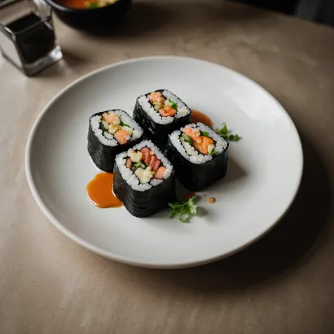 RAW Photo, DSLR BREAK
Sushi, foodphoto BREAK
cinematic lighting, professional colorgraded, <lora:foodphoto:0.5>