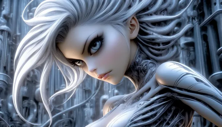 <lora:HRGigerAIp:0.5>, HRGigerAI , 1girl , <lora:Danger Girl_Abbey Chase:0.5>, Danger Girl, a city under a spell of eternal winter, very thin waist, <lora:SDXL_MassiveCowsLoRA_v1:0.1> breasts, cleavage, slim body,, (8k, masterpiece, best quality, ultra-detailed), (an extremely delicate and beautiful)kawaii, cute, very big eyes, Aesthetic Anime Eyes, small face, large breasts, cinematic lighting, , Intricate, High Detail, Sharp focus, dramatic, masterpiece, best quality, ultra-detailed,