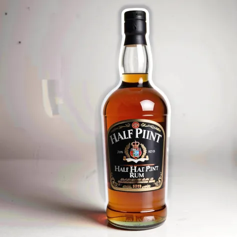 a bottle of half a pint of rum, <lora:add-detail-xl:3>