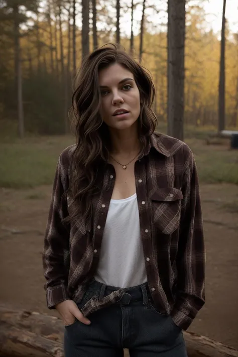 l4ur3nc-v1 as a female lumberjack, woman, outdoor, medium length dark brown hair, wavy hair, (lumberjack shirt), dramatic light,
<lora:l4ur3nc-v1:1>