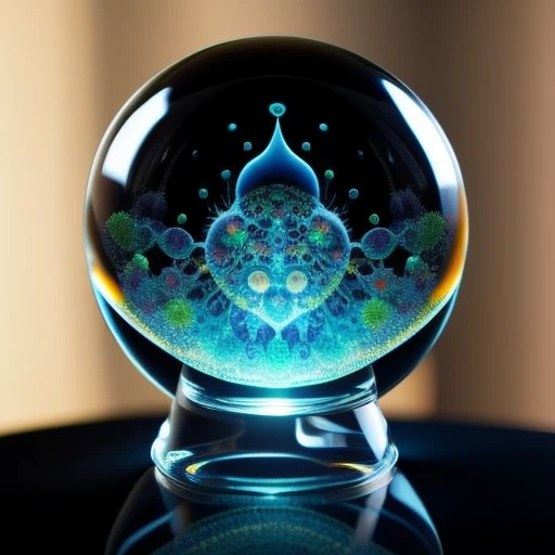(orbai)++, a glass ball with fractals inside