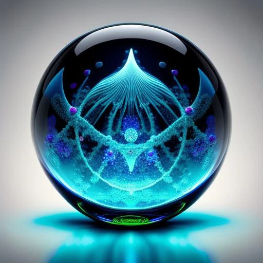 (orbai)++, a glass ball with fractals inside