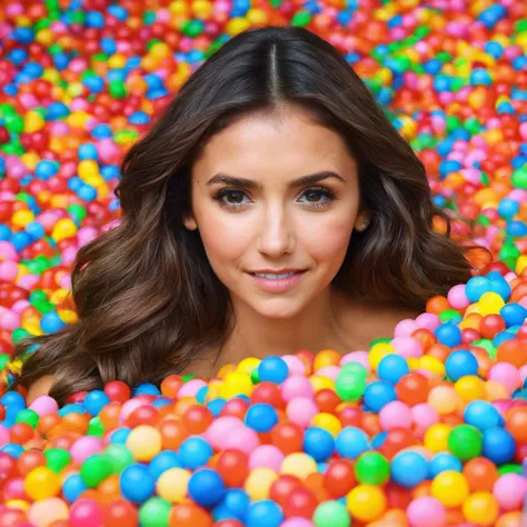 nina_dobrev,<lora:NinaDobrevXL:0.8>, a woman in a in a ball pit, playful, happy, smiling, ((perfect eyes, detailed eyes,realistic eyes)), ((sharp face, detailed face, realistic face, naturtal skin, realistic skin, detailed skin, pores))