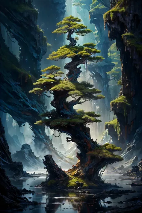 Flat Funky Space Age Juniper of Conflux, handsome, beautiful composition, flowing, intricate detail, fine detail, set logical ambient background, badge, imposing, intricate, beautiful, full color, masterpiece, best quality, ultra high res, art, (abstract art:1.1), <lora:tangbohu-detailer_1.0:0.75>, <lora:realistic:0.25>, <lora:sharpen-soften:-0.25>, <lora:stylesqueeze_v2:0.5>,
