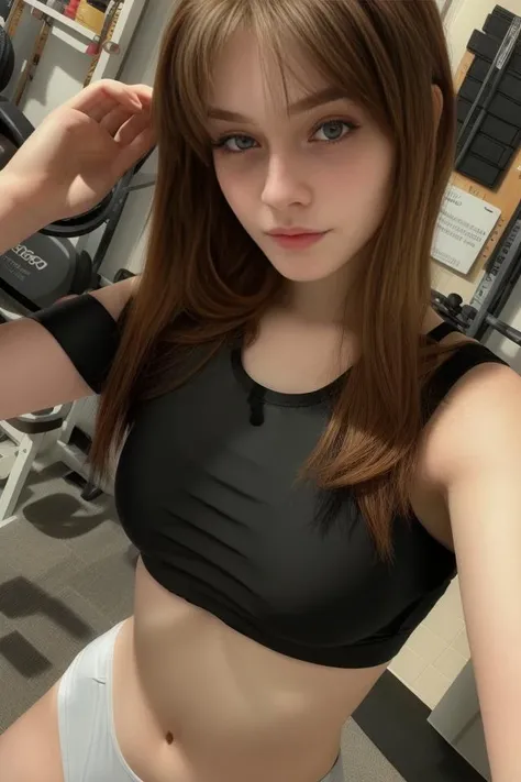 headshot, 1girl, beautiful, in a ((gym)), BREAK
tight yoga pants, sports bra, hands on hips, BREAK
makeup, long straight hair, pale skin, fair skin, white skin, BREAK
<lora:SA22:1>