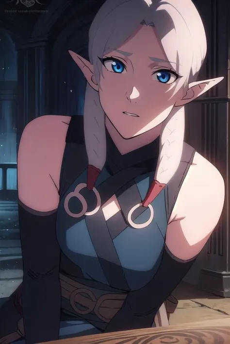 fymryn, <lyco:fymrynv2-lyco-nochekaiser:1>,
fymryn, blue eyes, grey hair, pointy ears, braid, hair braid, elf,
BREAK bare shoulders, boots, detached sleeves,
BREAK looking at viewer,
BREAK outdoors,
BREAK <lyco:GoodHands-beta2:1>, (masterpiece:1.2), best quality, high resolution, unity 8k wallpaper, (illustration:0.8), (beautiful detailed eyes:1.6), extremely detailed face, perfect lighting, extremely detailed CG, (perfect hands, perfect anatomy),