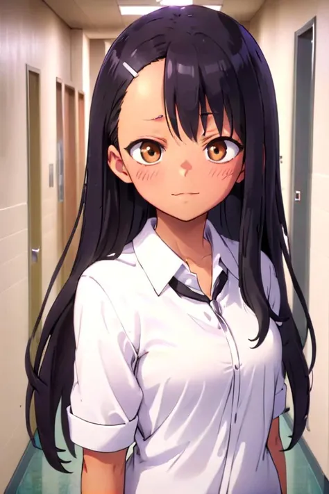 <lora:nagatoro hayase-000015:0.63>
a girl nagatoro hayase standing in a japanese school hallway, she is wearing a collared white shirt,
she is sneering, her face is hyper detailed, teasing
draw it in the style of Don't Toy with Me, Miss Nagatoro
The soft lighting and detailed surroundings create an immersive environment where imagination runs wild
hyper-detailed,hyper-detailed face, high quality visuals, dim Lighting, sharply focused, octane render, 8k UHD
