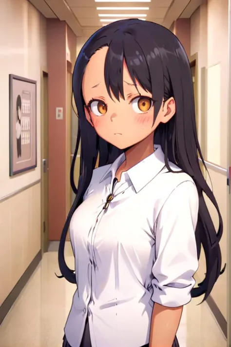 <lora:nagatoro hayase-000015:0.63>
a girl nagatoro hayase standing in a japanese school hallway, she is wearing a collared white shirt,
she is sneering, her face is hyper detailed, teasing
draw it in the style of Don't Toy with Me, Miss Nagatoro
The soft lighting and detailed surroundings create an immersive environment where imagination runs wild
hyper-detailed,hyper-detailed face, high quality visuals, dim Lighting, sharply focused, octane render, 8k UHD