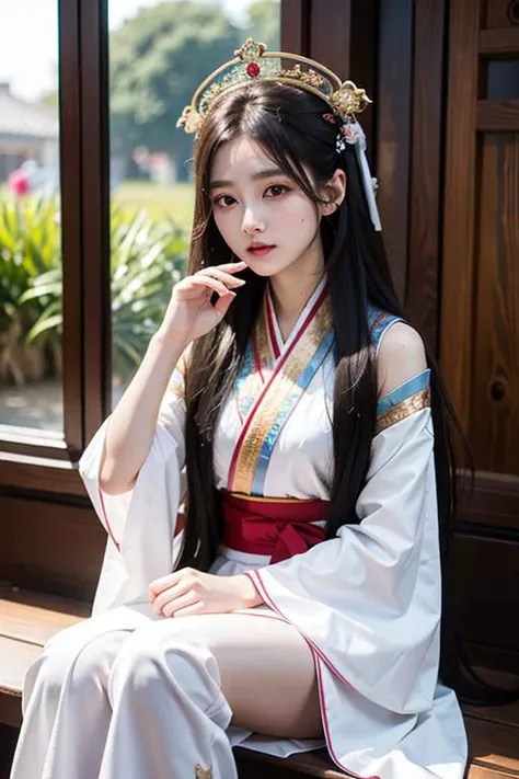 (masterpiece, top quality, best quality,aesthetics:1.2),ultra-detailed,1 girl,long hair,hanfu,<lora:Again_Girl_A7:0.9>