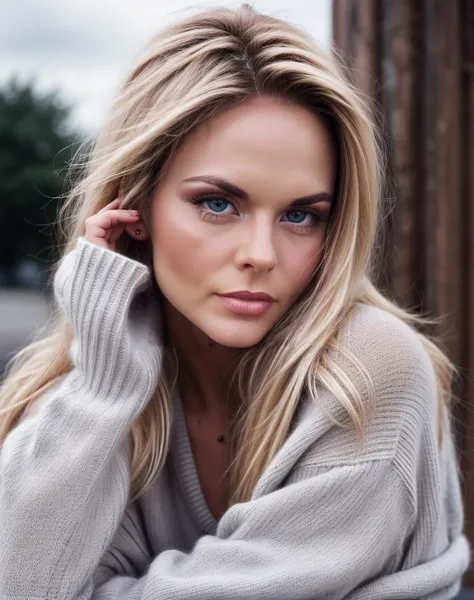 headshot of S264_JessNorbury,a stylish woman,in a (lodge:1.1),wearing a (cowlneck-sweater:1.1),(4k, RAW photo, best quality, depth of field, ultra high res:1.1),(absurdres, intricate, photorealistic, masterpiece, ultra-detailed:1.2),