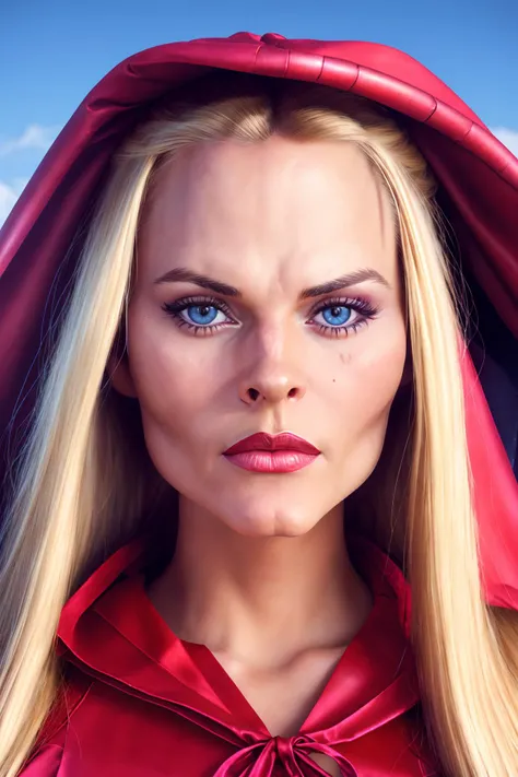 sfw, best quality,(very detailed face),(photorealistic),absurdres, <lora:quiron_KatjaKean_v3_lora:0.97> , realistic,  blonde hair, blue eyes,  katja kean,   sexy  KatjaKeanQuiron woman  wearing [little red riding hood costume:  superheroine rocket raccoon costume: 0.67], Profile pose, at ship [southern colonial: abandoned: 0.5], photo by Lee Jeffries, an angel woman, floating,