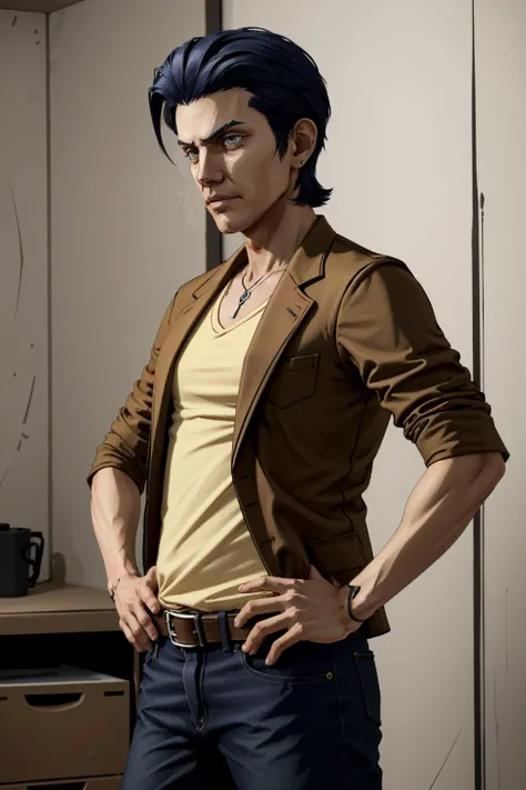 ((ultra detailed, masterpiece, best quality))
<lora:WolfGrendel:0.8>
WolfGrendel, 1boy, solo, short hair, Place the hands on the hips