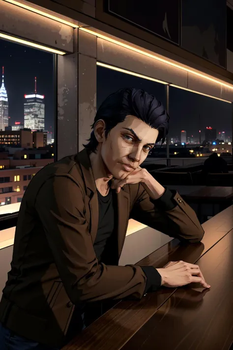 ((ultra detailed, masterpiece, best quality))
 <lora:WolfGrendel:0.8>
WolfGrendel, 1boy, solo, short hair, On a sleek rooftop bar, casual yet stylish streetwear, city lights illuminating the night, leaning against a chic bar counter