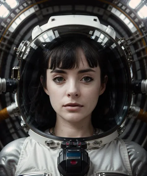 close up, (kryst3n) , inside a (spaceship:1.1), astronaut suit, subsurface scattering, f2, 35mm, film grain,
<lyco:KrystenRitterDoguv2:0.96>