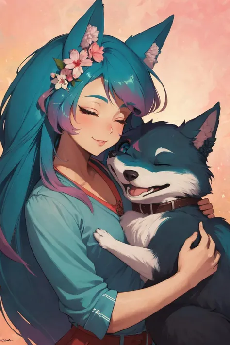 silverfox, <lora:silverfox:1> by bob ross, <tom Bagshaw:2, <ernie barnes:3, <ernie barnes:4, closed eyes, smile:5, <phil noto:5, <ross draws:5, <greg rutkowski:5, <steven zavala:6, <ernie barnes:7, <teal fox:10, <tran lee>), <bruce campbell <samson tesla:3, <ernie barnes:5, <teal fox:5, <tran lee>), <(sam:1.77), <thomas kinkade:3