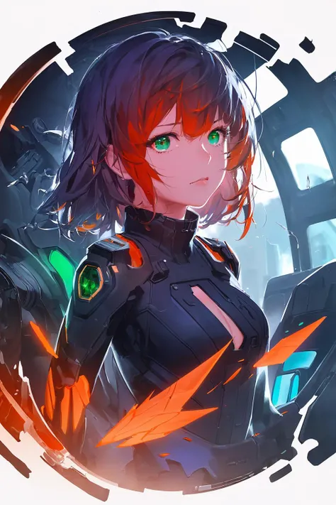 (((solo))), fusion of girl and Shattered glass and gears, in the cockpit closed with countless pipes, (((masterpiece))), best quality,Indian ink, dynamic angle,beautiful detailed eyes, (((masterpiece, high quality))), (((solo))), (Cute attractive girl with emo hair, blue eyes, small breasts) ,beautiful detailed Shattered glass halo, with beautiful detailed Shattered glass wings, incredibly detailed illustrations,best quality, ultra-detailed, masterpiece, best quality, outline, detailed gradient eyes, floating, wind, ray tracing, There are many scattered luminous materials, (((((vivid color tone, red and orange and green and blue and purple))))), (((masterpiece))), best quality,opaque color, floating hair with glass,floating <lora:SilvermoonMix04:1>