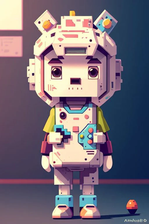 (Illustration:1.3) A realistic image of an anthropomorphic gameboy, bmo adventure time, accurate, unreal engine, 4k,3d render <lora:flat illustration:1>,(by Artist Anna Dittman:1), (((masterpiece))), (((best quality))), ((ultra-detailed)),(detailed light),((an extremely delicate and beautiful)),