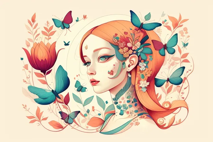 (Illustration:1.3) album cover <lora:flat illustration:1>,(by Artist Anna Dittman:1), (((masterpiece))), (((best quality))), ((ultra-detailed)),(detailed light),((an extremely delicate and beautiful)),