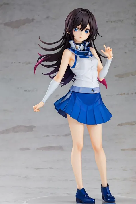 (masterpiece, best quality, beautiful detailed eyes, intricate details), 4k
1girl, solo, standing, full body, simple background,
bangs, black hair, greeneyes,
<lora:obuniform:0.8> obuniform, sleeveless, bare shoulders, blue skirt, white jacket
<lora:popupparade:1>