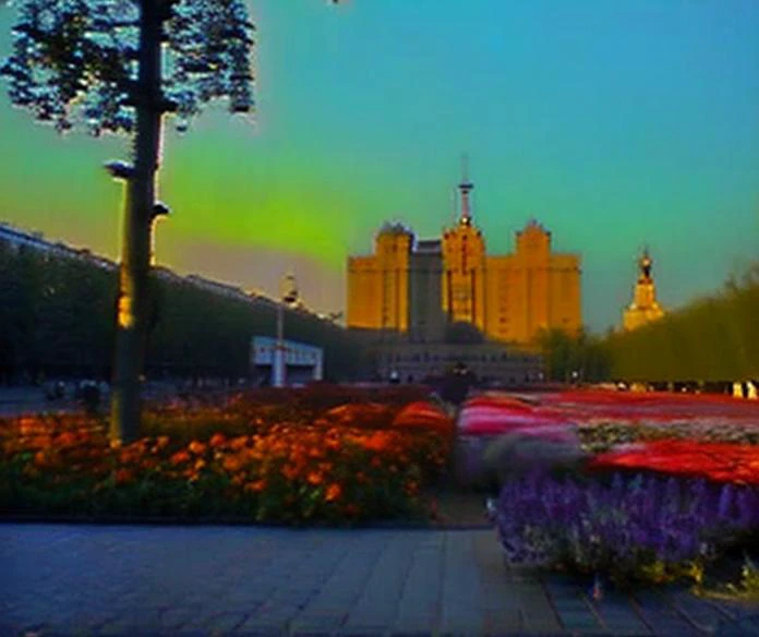 moskva_xxi, flower, plaza, tree, building, sunrise, old_siemens, foreground, background, overexposure, film grain,
<lora:moskva_xxi:1>
<lora:old_siemens, foreground, background, overexposure, film grain:0.9>