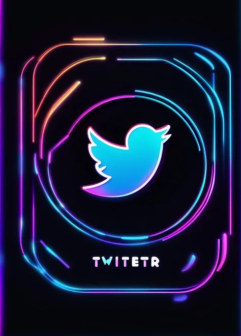 says "twitter" <lora:neon_last:1>