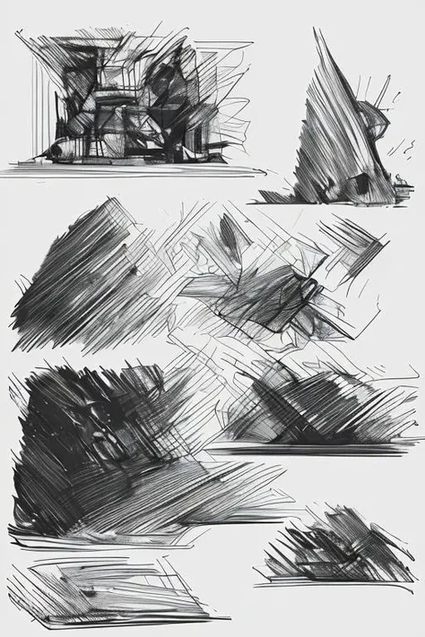 style of Sparth drawing a <lora:MorehatchingV2:1.3>
