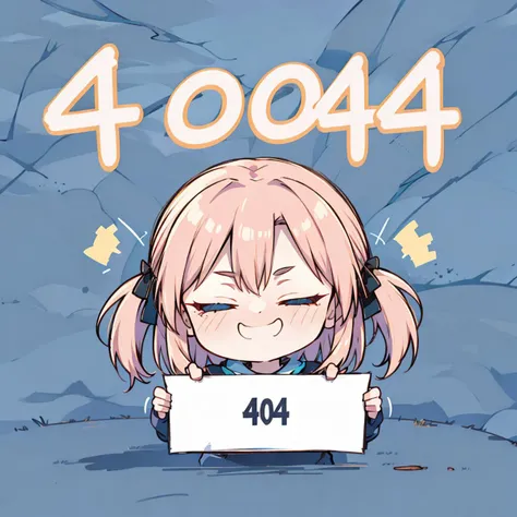 (new theory, english text, Incrs404, "40+4 = 404 = not found"), smug face, <lora:404:1>