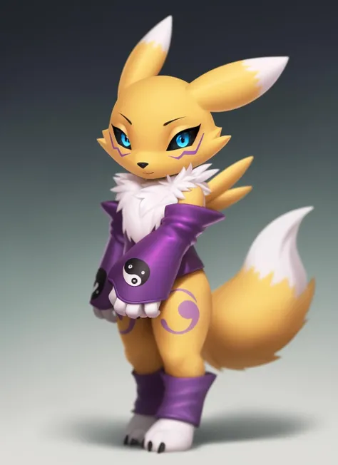 renamon, sexy pose,blush