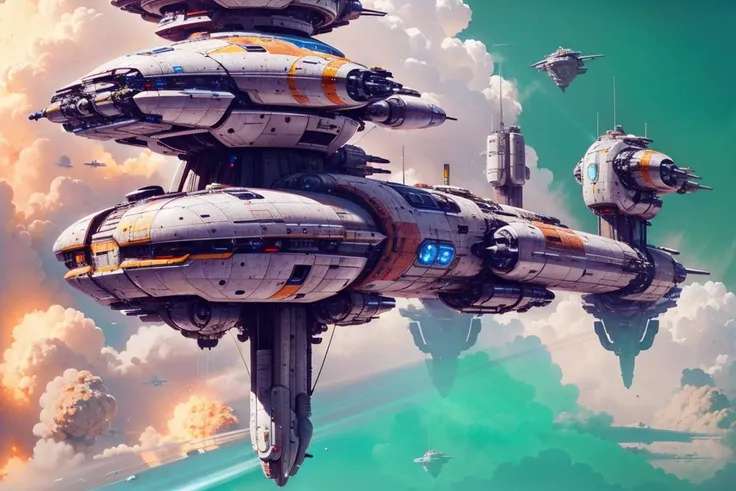 flying warship|spaceship|ufo hybrid. decrepit. dusty rusty, cracked hull, cracking metal panels, cloudy sky
rim light, cinematic, atmospheric
hard rim light. upward pov. depth of field. hdr
<lora:AdvancedEnhancer:2> <lyco:hd_helper_v1:1> <lora:entropy-alpha:.07> <lora:flying warship-noise:0.6> <lyco:UFOMaker:0.25>