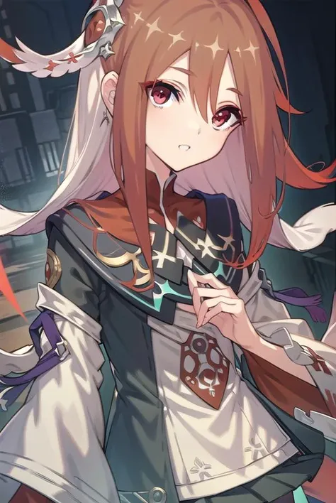 codeeulalia, <lyco:eulalia-lyco-nochekaiser:1>,
eulalia, long hair, brown hair, hair ornament, facial mark, (red eyes:1.5),
BREAK skirt, thighhighs, pleated skirt, detached sleeves, wide sleeves, chain, red thighhighs,
BREAK looking at viewer,
BREAK outdoors,
BREAK <lyco:GoodHands-beta2:1>, (masterpiece:1.2), best quality, high resolution, unity 8k wallpaper, (illustration:0.8), (beautiful detailed eyes:1.6), extremely detailed face, perfect lighting, extremely detailed CG, (perfect hands, perfect anatomy),