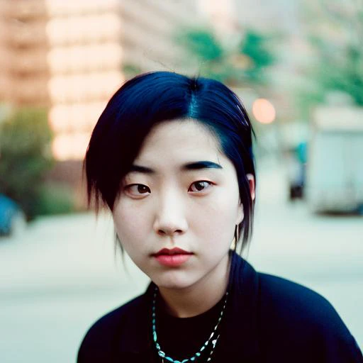 analog style, film, dust, grain, (film grain:1), centered portrait of a asian punk girl, detailed face,  <lora:epiNoiseoffset_v1:1>, <lora:ArgieFilm-01:1>