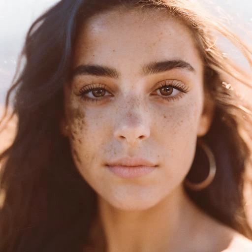 analog style, film, dust, grain, (film grain:1), photo portrait of young woman with Mediterranean features, detailed face, <lora:epiNoiseoffset_v1:1>, <lora:ArgieFilm-01:1>