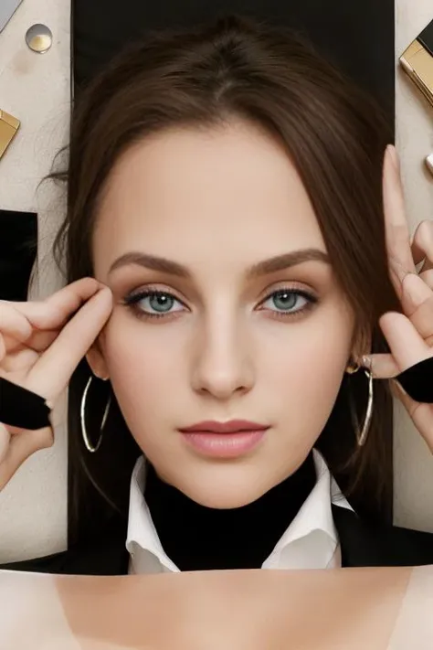 close up headshot, Masterpiece, best quality, ((crowded office)), at a ((office)), (*office* crowded with people:1.3), BREAK
1girl, cleavage, (large breasts), 4k, beautiful, looking at viewer, BREAK
business suit with (no undershirt), pencil skirt, ((black pantyhose)), suit coat, BREAK
makeup, earrings, pale skin, fair skin, white skin, BREAK
<lora:PB:1>