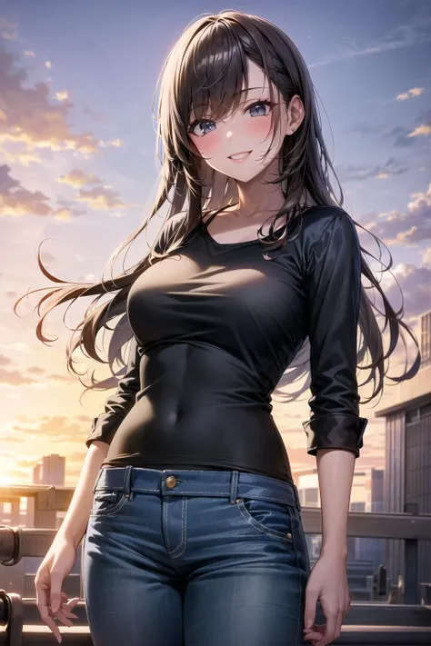 <lora:apstyle2:0.75> apstyle3 apstyle masterpiece best quality detailed eyes masterpiece best quality
1girl, cowboy shot, standing, seductive smile, solo
civilian clothes
outdoors greenery, sunset, cowboy shot, light smile, standing, parted lips,
<lora:more_details:0.3> ah1  <lora:1651489307798708599:0.2>,  <lora:GoodHands-vanilla:1>