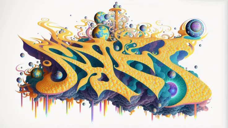illustrations of cosmic scenes on a white background that blend elements of LSD hallucinations, Alex Grey's art, mushrooms, dreams, DMT, and Studio Ghibli's anime style, rendered in the unique style of French illustrator Moebius. Each scene includes moons, magic circles, tentacles, glass spheres, and vines, lsd hallucinations, alex grey, (((LSD))), mushrooms, dreams, dream like, alex grey, electric wizard, dmt, nexus, spheres, cubes, fog, intricate details, symmetrical, studio ghibli, anime style, vivid color, high contrast, reflections, raytracing, raytraced, unreal engine 5, aesthetic, extremely detailed, photorealistic, realistic, max detail, delicate pattern, nightlight Study, by Jan Davidsz de Heem and Lisa Frank, Art Nouveau, 8k, extreme detail, sharp focus, cinema 4d render