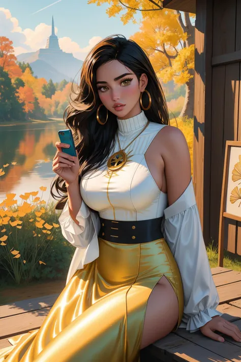 Tower13_Clara, (character art stylized by Rebecca Sugar:1.3) and (Charles Dwyer:0.8) and (Do Ho Suh:0.8) , 8k gond painting of a (Green theme:0.7) , Sensual [Dilapidated:Anxious:16] ([Ragdoll Cat:Ginkgo:2] of Rot:1.3) , Weird Summer Camp in background, autumn water with Honeycomb, at Golden hour, Panorama, Angry, Impasto, volumetric lighting, 800mm lens, Single Color, Mandala, moody, unreal engine, pixiv, painterly