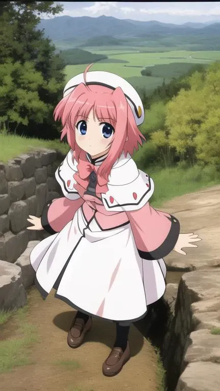 serina \(blue archive\),1girl, solo, nurse_cap, looking_at_viewer, peeking_out, shaded_face, halo, school_uniform, hair_ribbon, open_mouth, long_sleeves, red_ribbon, thought_bubble, upper_body, white_sailor_collar, parted_lips
<lora:serina_(blue_archive)_image683_2023-11-28:1>halo. gorgeous,key visual, vibrant, studio anime,award-winning, professional, highly detailed,high budget, cinemascope