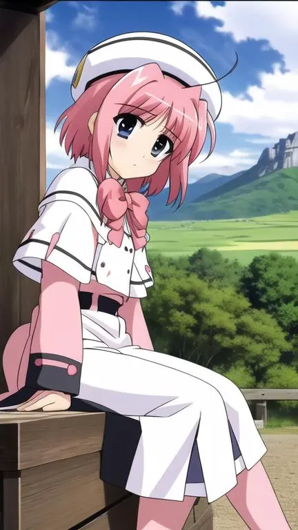 caro ru lushe, 1girl, ahoge, hat, white skirt, close-up, outdoors, mountain,
<lora:nanoha-strikers-caro-ru-lushe:0.8>