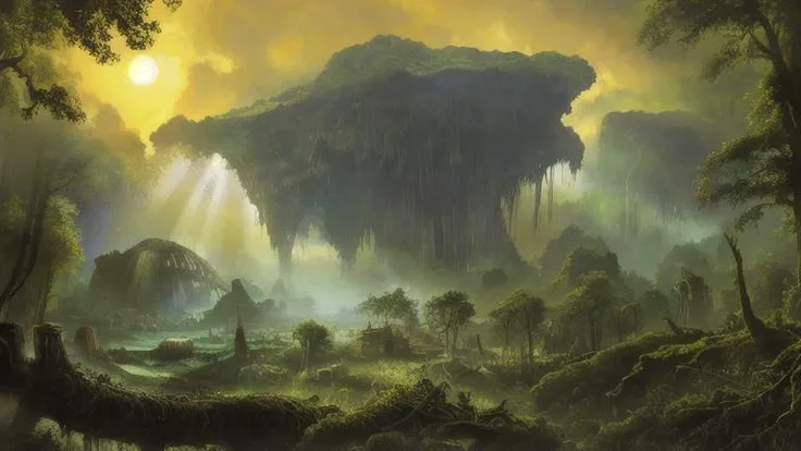 post-apoc landscape with cave and forest and
rusted remains of crashed spacecraft hull ,
dinosaurs
, stunning volumetric lighting, sundown, trending on Artstation, 8k, photorealistic, hyper detailed, unreal engine 5, IMAX quality, cinematic, epic lighting, in the style of DOOM and Quake and Greg Rutkowski
<lora:Mroreos_v10:0.7>