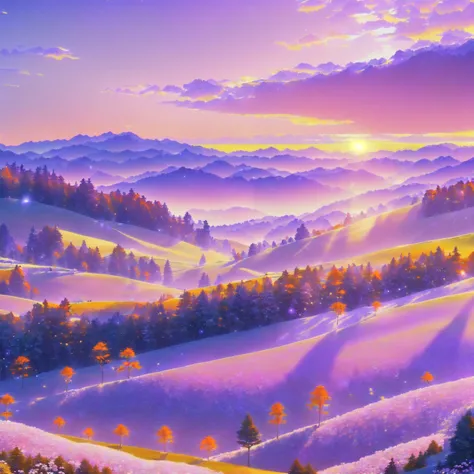 masterpiece, best quality, high quality, extremely detailed CG unity 8k wallpaper a beautiful landscapes oil paiting, award winning photography, Bokeh, Depth of Field, HDR, bloom, Chromatic Aberration ,Photorealistic,extremely detailed, trending on artstation, trending on CGsociety, Intricate, High Detail, dramatic, art by midjourney AND masterpiece, best quality, high quality, extremely detailed CG unity 8k wallpaper A lush summer landscape, with rolling green hills that stretch towards the horizon, dotted with wildflowers in shades of pink, yellow, and purple, volumetric lighting AND masterpiece, best quality, high quality, extremely detailed CG unity 8k wallpaper A serene autumn landscape, surrounded by trees in hues of golden yellow, fiery red, and burnt orange. The crisp air carries the sweet fragrance of fallen leaves and wood smoke. The ground is covered with a blanket of warm-colored leaves that rustle underfoot. In the distance, a misty mountain range rises up, volumetric lighting AND masterpiece, best quality, high quality, extremely detailed CG unity 8k wallpaper A breathtaking winter landscape, blanketed in a mantle of snow, creating a world of glittering whites and cool blues. Tall evergreens stand tall and proud, their branches weighed down by heavy snow, volumetric lighting AND masterpiece, best quality, high quality, extremely detailed CG unity 8k wallpaper A vibrant spring landscape, bursting with new life and color. Rolling hills are covered with a carpet of green, dotted with delicate wildflowers in shades of pink, purple, and yellow, volumetric lighting