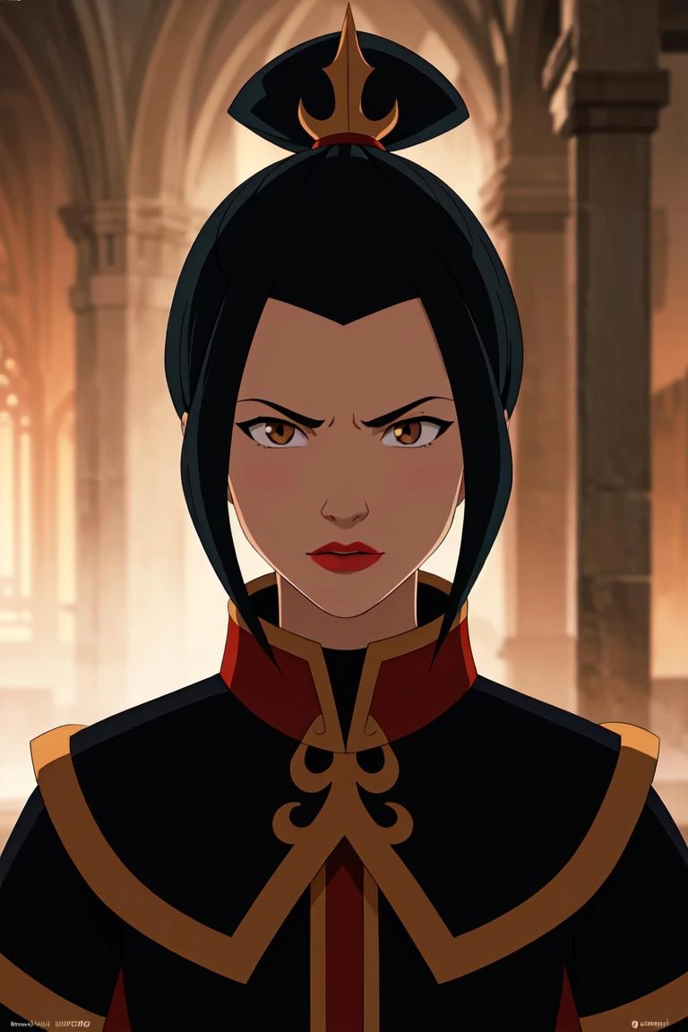 (dark theme:0.6), (dark shot:1.1), epic realistic, (dark shot:1.4), 80mm, (anime), (illustration), cartoon, detailed, azula, 1girl, solo, short hair, black hair, hair ornament, ponytail,  brown eyes,  lipstick,  red lips ,<lora:azula:0.55>
maid, embarrassed, blush, looks away, art by greg rutkowski and artgerm, soft cinematic light, adobe lightroom, photolab, hdr, intricate, highly detailed, (depth of field:1.4), soft light, sharp, exposure blend, medium shot, bokeh, (hdr:1.4), high contrast, (cinematic, teal and orange:0.85), (muted colors, dim colors, soothing tones:1.3), low saturation, (hyperdetailed:1.2), (noir:0.4), faded, (neutral colors:1.2), (hdr:1.4), (muted colors:1.2), hyperdetailed, (artstation:1.4), cinematic, warm lights, dramatic light, (intricate details:1.1), complex background, (rutkowski:0.66), (teal and orange:0.4), (hdr:1.22), muted colors, complex background, hyperdetailed, art [[by jordan grimmer]]