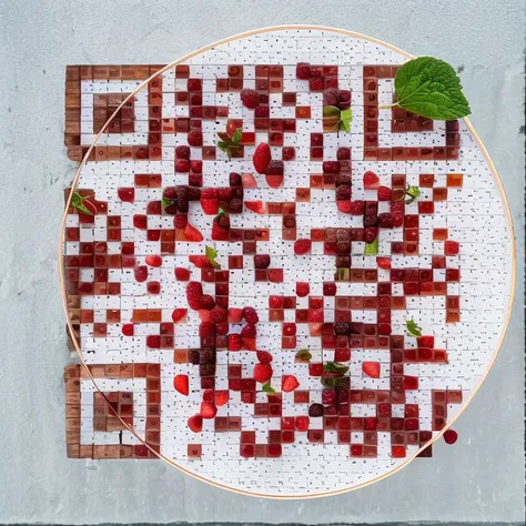 strawberries, white background