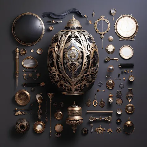 ((masterpiece)),(best quality),official art,extremely detailed CG,unity 8k wallpaper,ultra detailed,highly detailed,detailed background,vivid color,Jewelry, diamonds,knolling,simple background,<lora:knolling3:0.9>,